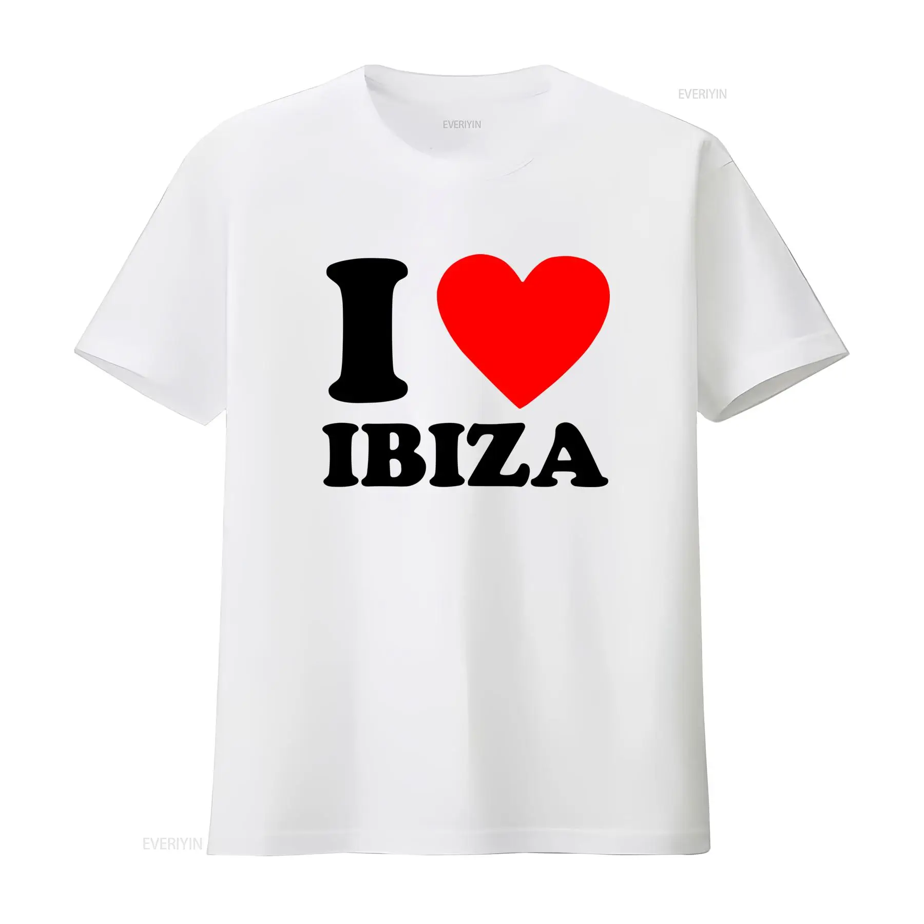 Vintage Fashion Jersey - تي شيرت I Love Heart Ibiza