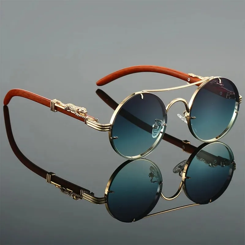 Vintage Fashion Enthusiasts - نظارات شمسية دائرية كلاسيكية للأنشطة الخارجية،