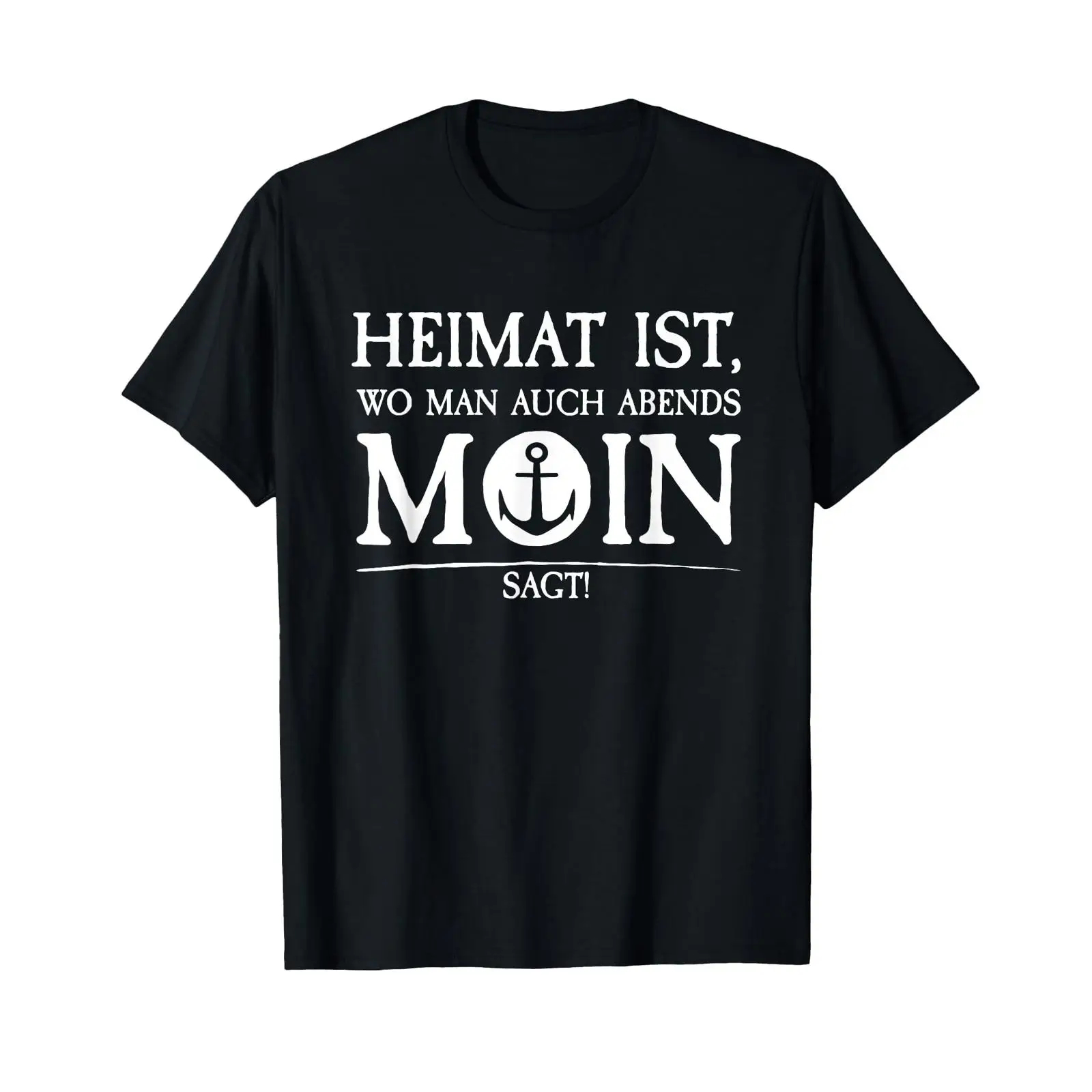 Vintage Fashion Hamburg - تي شيرت Heimat Moin Anchor Home