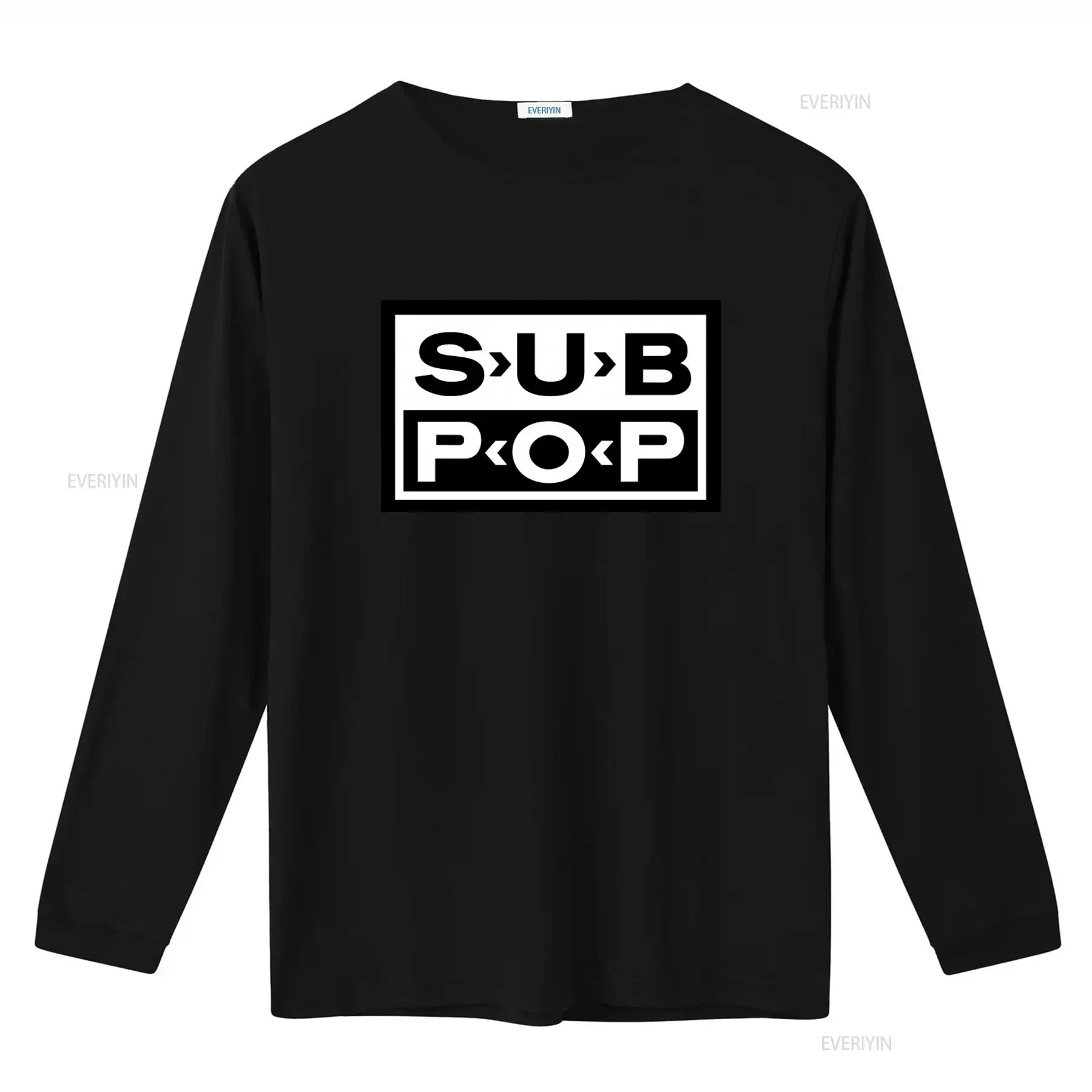تي شيرت بشعار Sub Pop أسود مع  - مراجعة Vintage Fashion Jersey وسعره