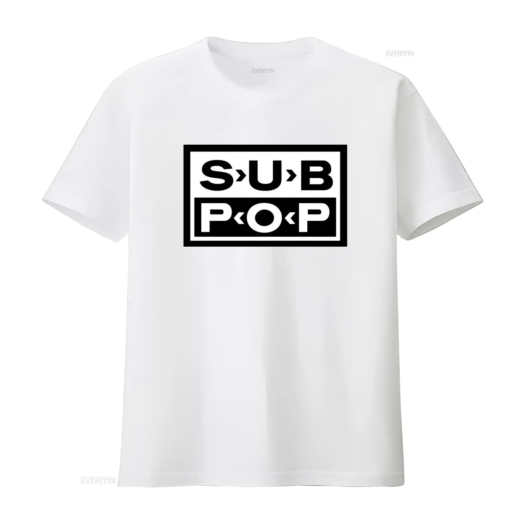 تي شيرت بشعار Sub Pop أسود مع  - مراجعة Vintage Fashion Jersey وسعره
