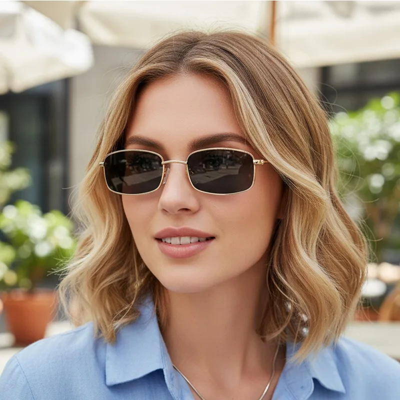 نظارات شمسية مربعة صغيرة جديدة - مراجعة Vintage Fashion Enthusiasts وسعره