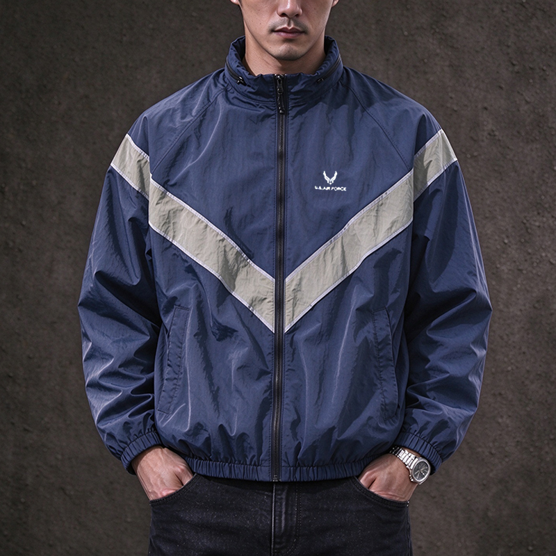جاكيت رجالي عسكري من نايلون سر - مراجعة Vintage Windbreaker Nylon وسعره