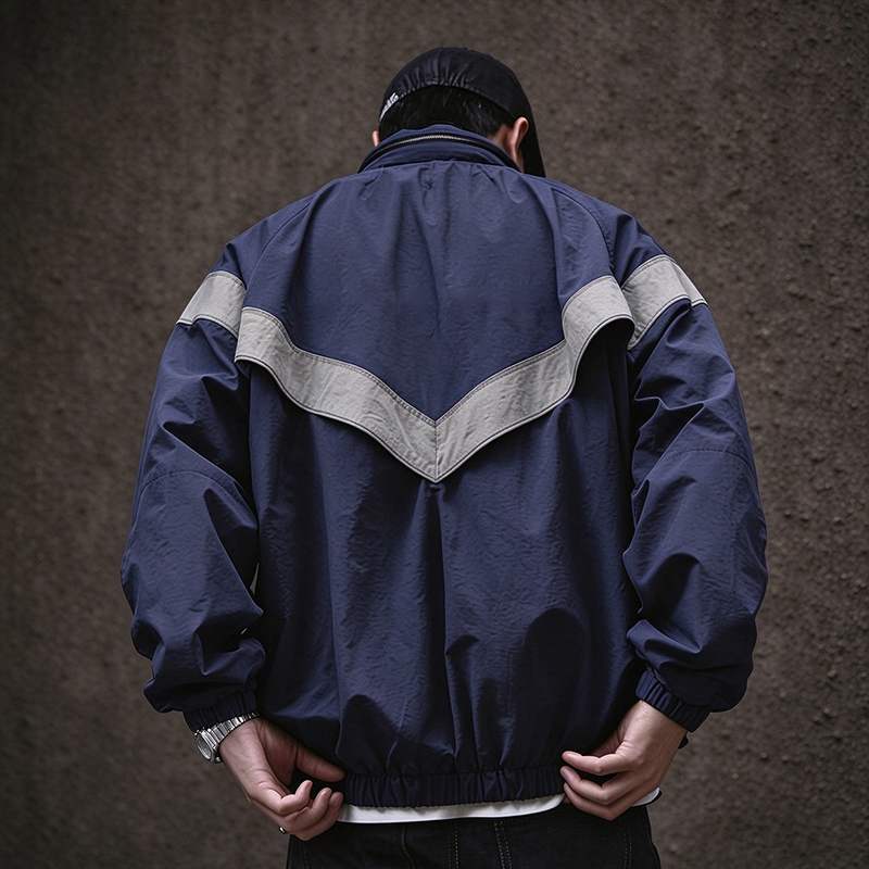 جاكيت رجالي عسكري من نايلون سر - مراجعة Vintage Windbreaker Nylon وسعره