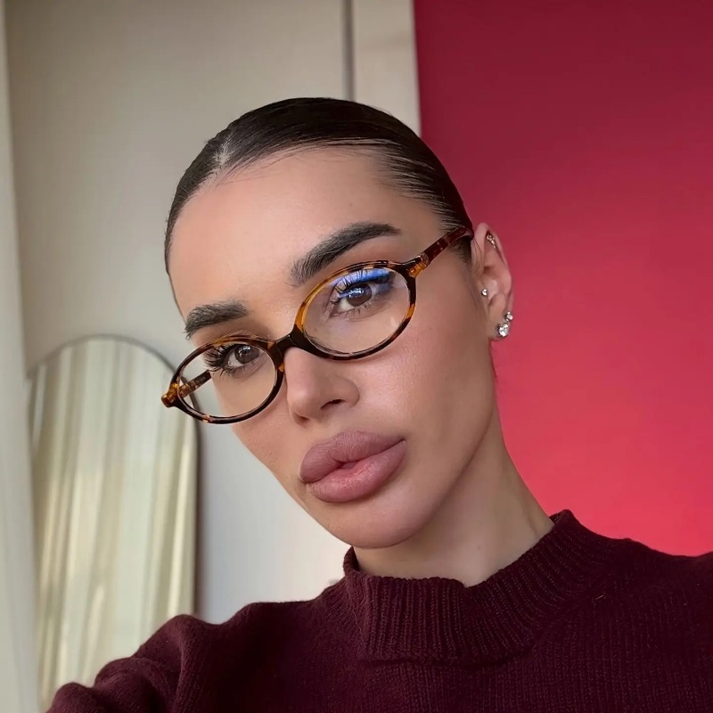 نظارات شمسية بيضاوية عتيقة للن - مراجعة Vintage Fashion Enthusiasts وسعره